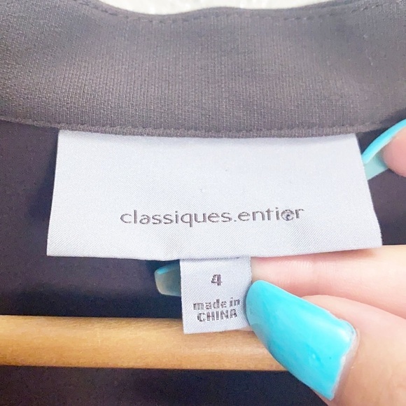 Classiques.Entier Brown 3/4 Length Sleeve Business Casual Dress - Picture 8 of 12